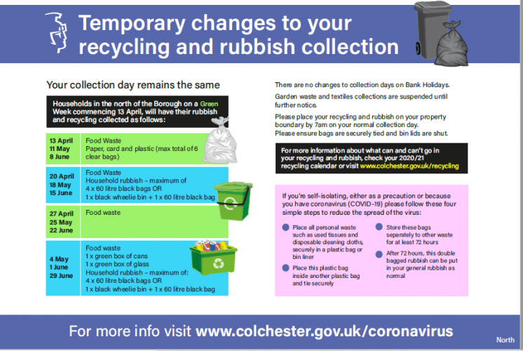 Recycling calendar